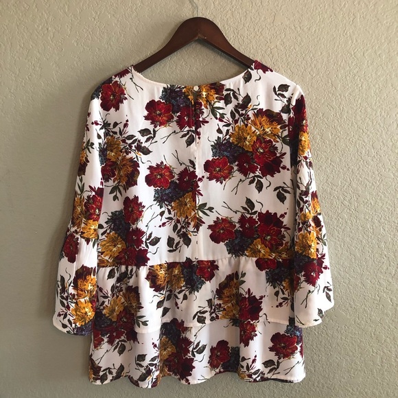 Floral Peplum - Picture 2 of 2